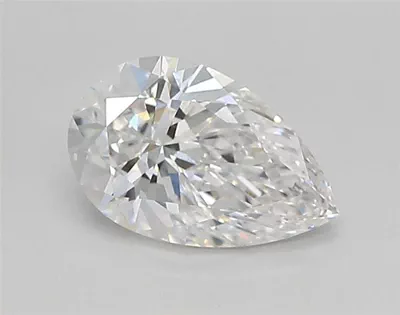 0.87ct D VVS1 Rare Carat Ideal Cut Pear Lab Grown Diamond