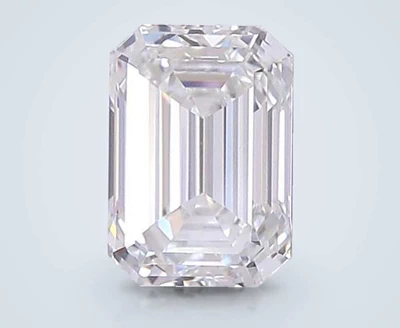 1.51ct F VS1 Rare Carat Ideal Cut Emerald Lab Grown Diamond