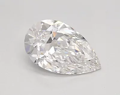 0.54ct D IF Rare Carat Ideal Cut Pear Lab Grown Diamond