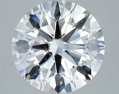 2.60ct F SI1 Rare Carat Ideal Cut Round Diamond