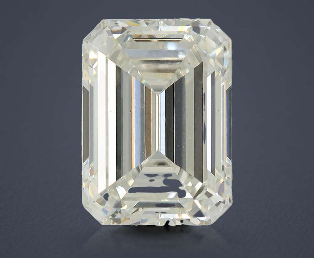 6.48ct G VS2 Rare Carat Ideal Cut Emerald Lab Grown Diamond