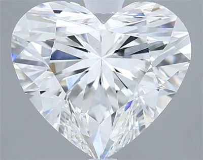 4.26ct F VS1 Rare Carat Ideal Cut Heart Lab Grown Diamond