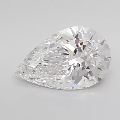 1.58ct E VVS2 Rare Carat Ideal Cut Pear Lab Grown Diamond