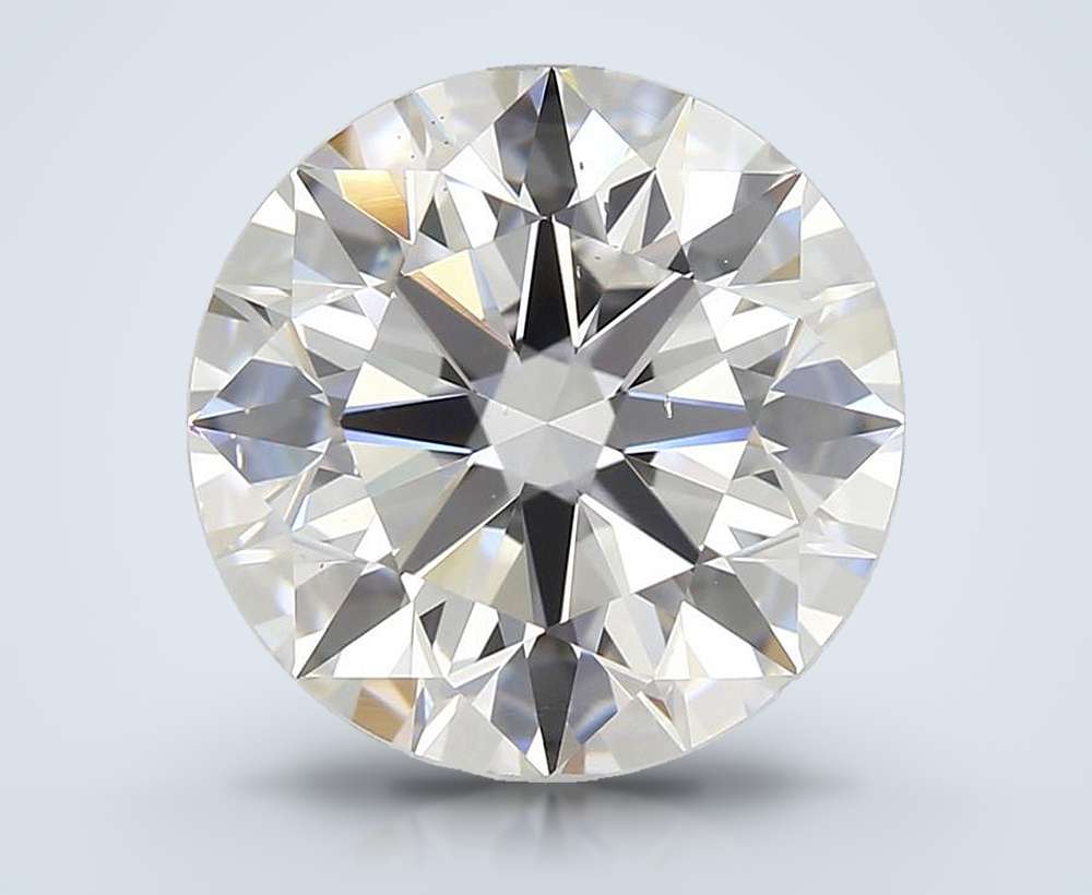 2.72ct E SI1 Rare Carat Ideal Cut Round Diamond