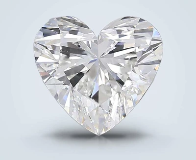 7.08ct F VS1 Rare Carat Ideal Cut Heart Lab Grown Diamond