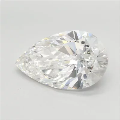 5.70ct F VVS2 Rare Carat Ideal Cut Pear Lab Grown Diamond