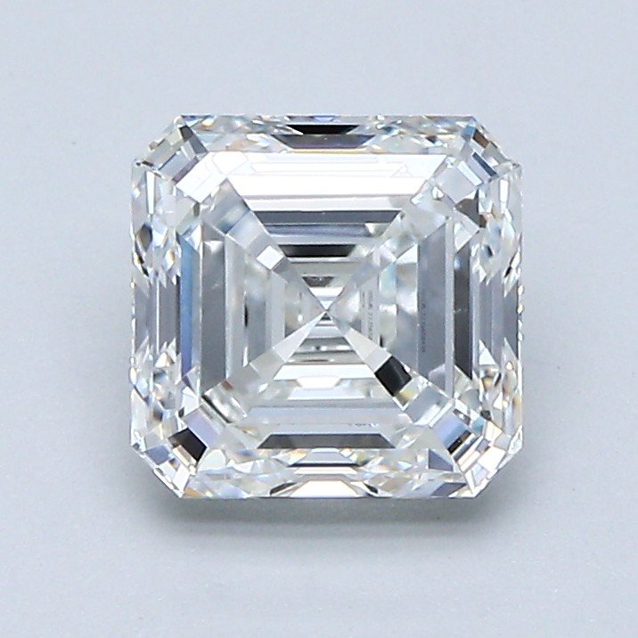 1.59ct F VS2 Rare Carat Ideal Cut Asscher Diamond