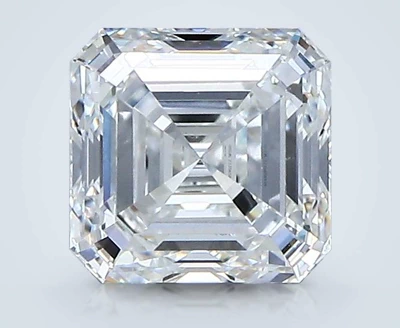 1.59ct F VS2 Rare Carat Ideal Cut Asscher Diamond