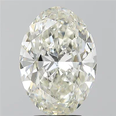 3.50ct K SI1 Rare Carat Ideal Cut Oval Diamond
