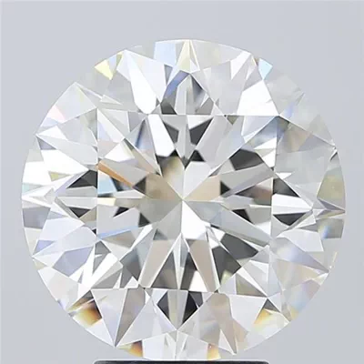 5.01ct I VVS1 Rare Carat Ideal Cut Round Diamond
