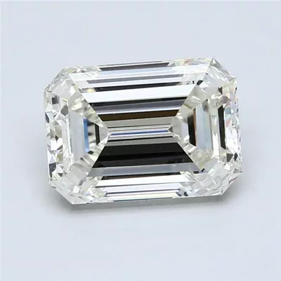 3.04ct J VVS1 Rare Carat Ideal Cut Emerald Diamond