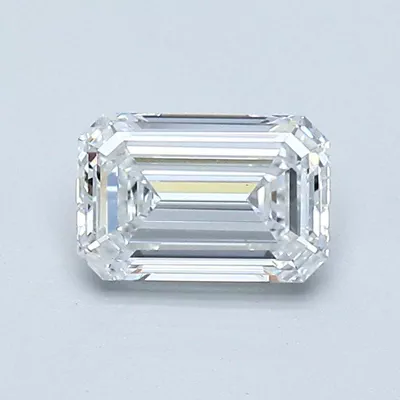 0.70ct D VS2 Rare Carat Ideal Cut Emerald Diamond