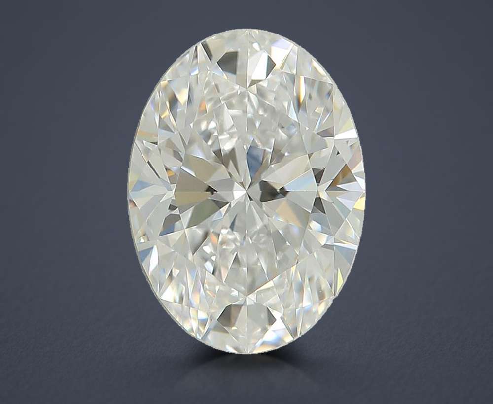 1.50ct D VVS2 Rare Carat Ideal Cut Oval Lab Grown Diamond