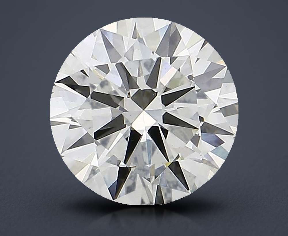 3.01ct J VS1 Excellent Cut Round Lab Grown Diamond