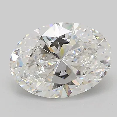 2.09ct E VS1 Rare Carat Ideal Cut Oval Lab Grown Diamond