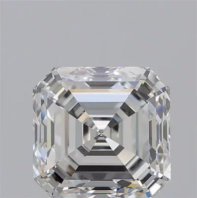 1.00ct F IF Very Good Cut Asscher Diamond