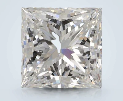 4.02ct E VVS2 Rare Carat Ideal Cut Princess Lab Grown Diamond
