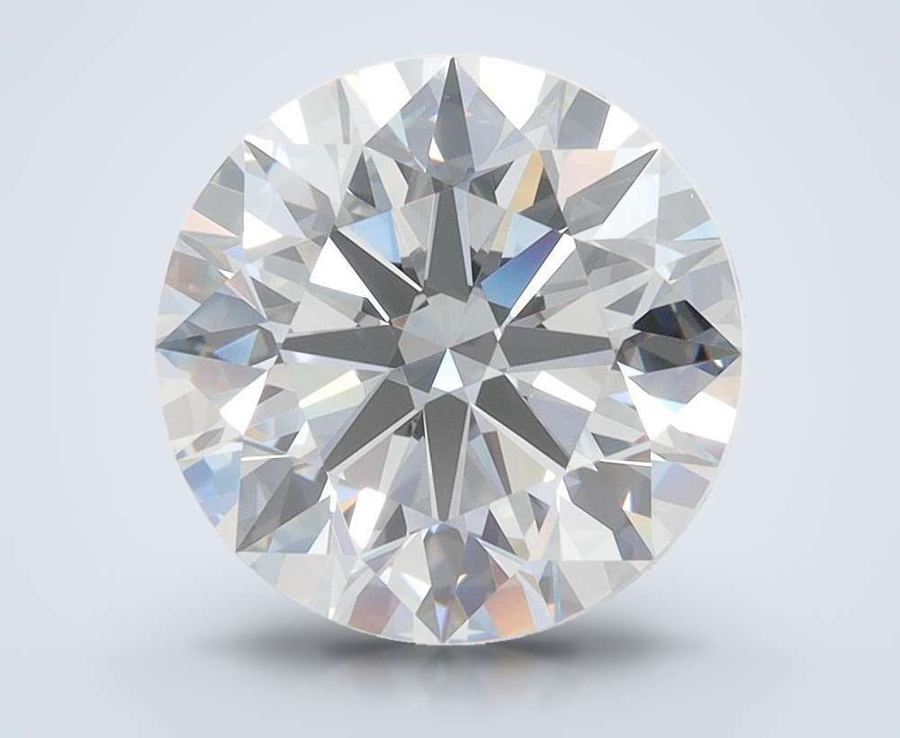 4.26ct D VVS2 Rare Carat Ideal Cut Round Lab Grown Diamond