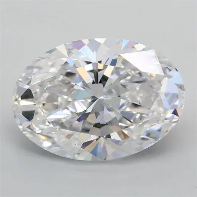 2.08ct D VVS2 Rare Carat Ideal Cut Oval Lab Grown Diamond