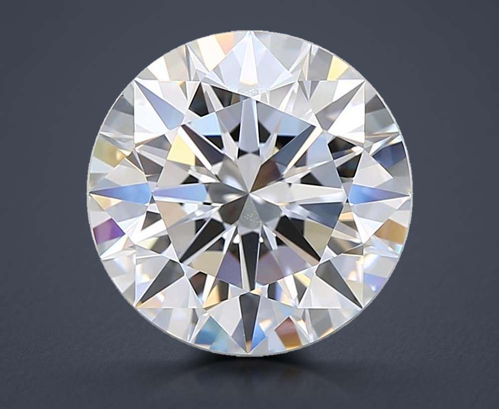 4.06ct D VVS2 Rare Carat Ideal Cut Round Lab Grown Diamond
