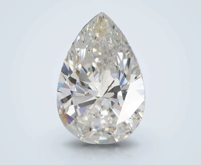 3.09ct F VS2 Rare Carat Ideal Cut Pear Lab Grown Diamond