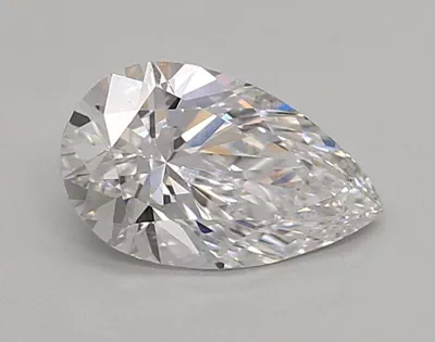 0.92ct D VS2 Rare Carat Ideal Cut Pear Lab Grown Diamond