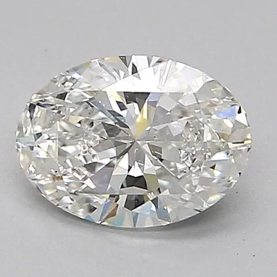 1.00ct F VS2 Rare Carat Ideal Cut Oval Diamond