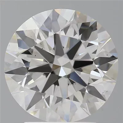 3.22ct H VS2 Rare Carat Ideal Cut Round Lab Grown Diamond
