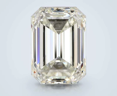 6.42ct K VVS2 Rare Carat Ideal Cut Emerald Diamond