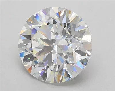 5.04ct G VS1 Rare Carat Ideal Cut Round Lab Grown Diamond