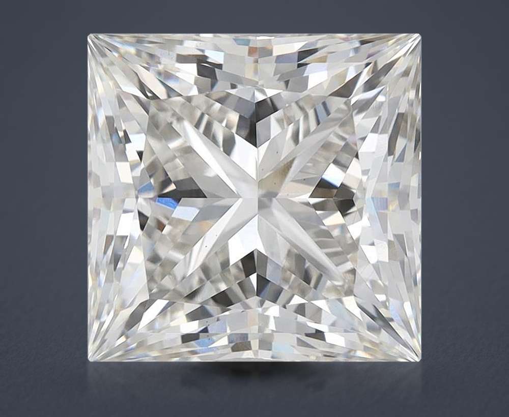 7.16ct H VS1 Rare Carat Ideal Cut Princess Lab Grown Diamond