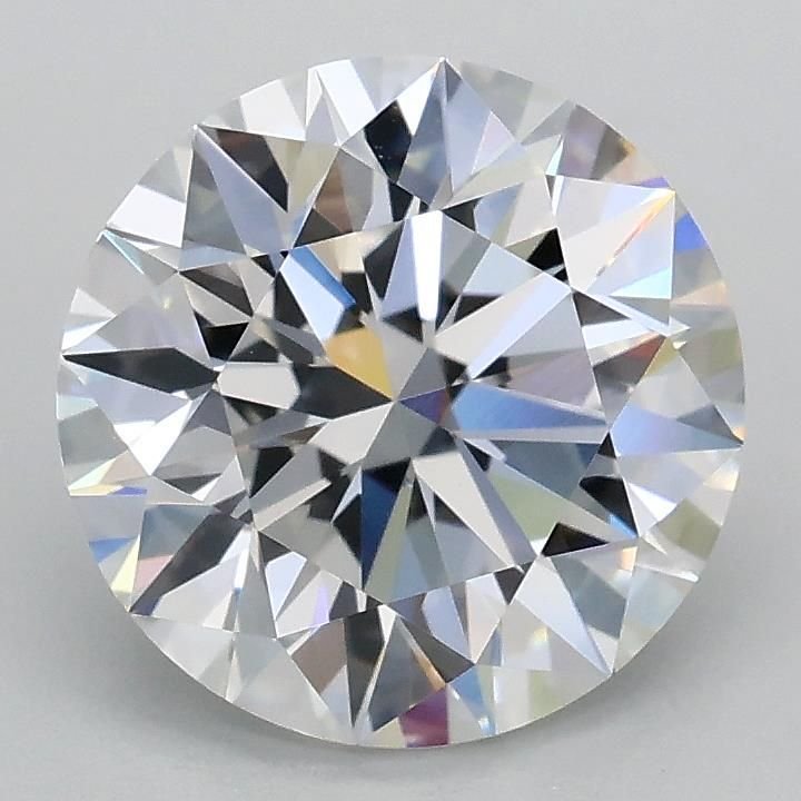 2.09ct E VVS2 Rare Carat Ideal Cut Round Lab Grown Diamond