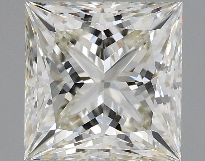 2.07ct J VVS2 Rare Carat Ideal Cut Princess Lab Grown Diamond
