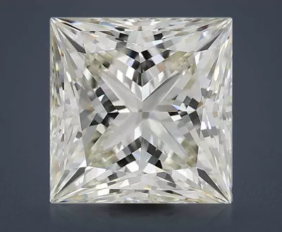 2.07ct J VVS2 Rare Carat Ideal Cut Princess Lab Grown Diamond