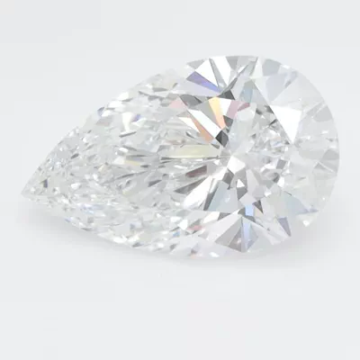 2.10ct D VS1 Rare Carat Ideal Cut Pear Lab Grown Diamond