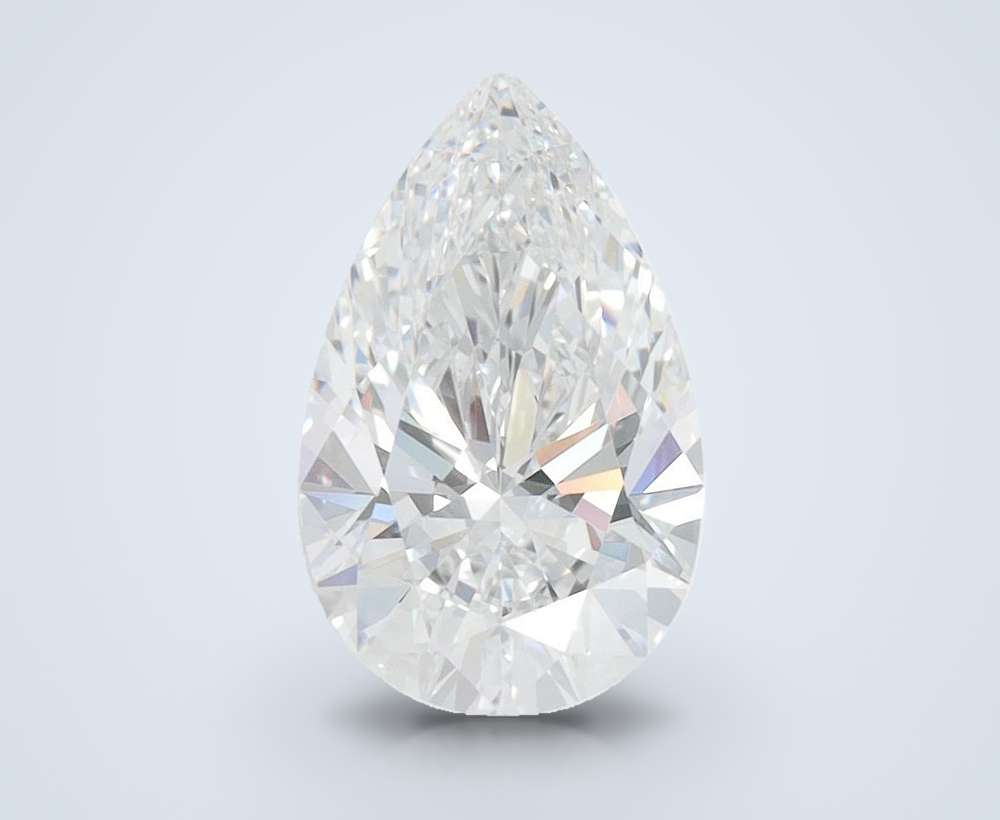 2.10ct D VS1 Rare Carat Ideal Cut Pear Lab Grown Diamond