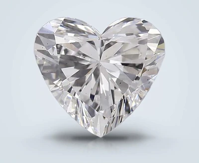 1.02ct E SI1 Good Cut Heart Lab Grown Diamond