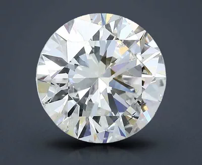3.15ct J SI2 Excellent Cut Round Diamond