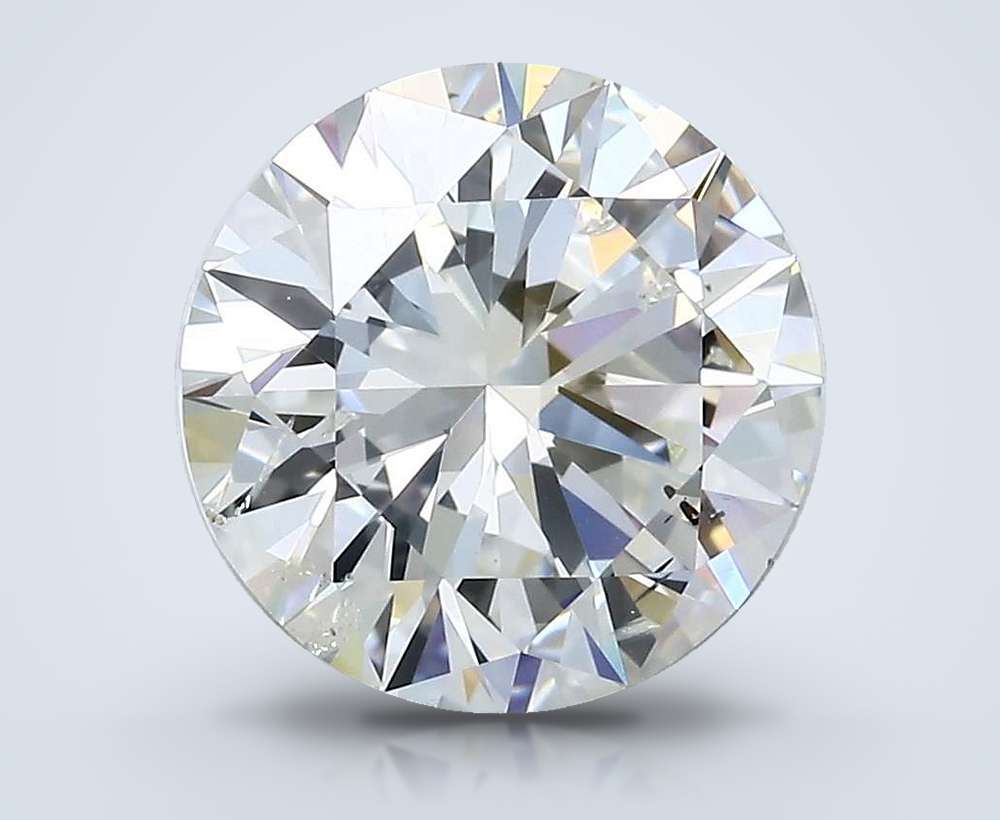 3.15ct J SI2 Excellent Cut Round Diamond