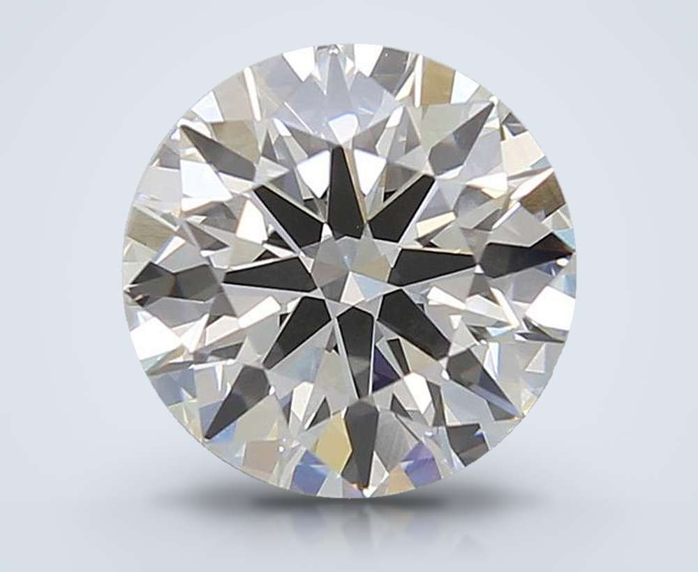 3.01ct D VS1 Excellent Cut Round Lab Grown Diamond