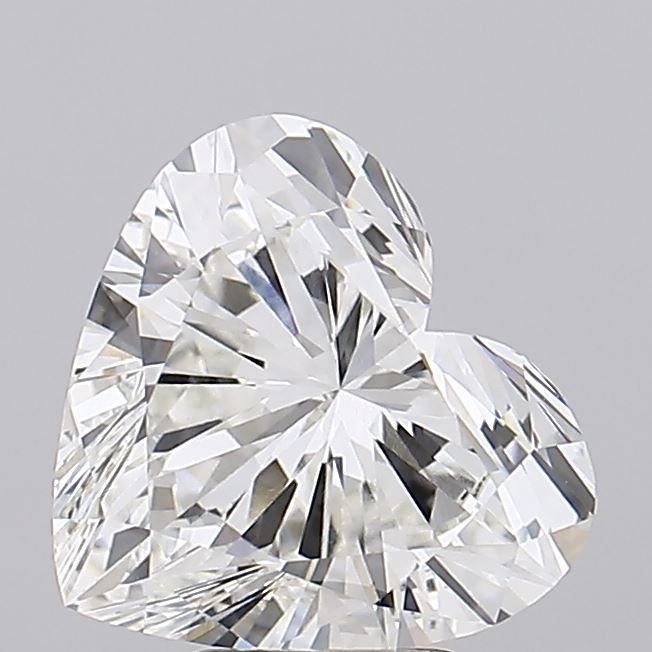 5.51ct G VVS2 Very Good Cut Heart Lab Grown Diamond