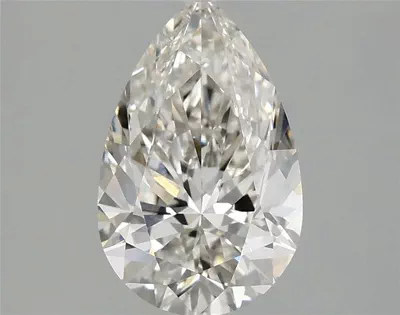 2.05ct H VS1 Rare Carat Ideal Cut Pear Lab Grown Diamond