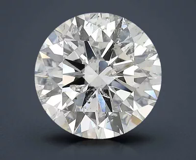 3.54ct G SI2 Rare Carat Ideal Cut Round Diamond