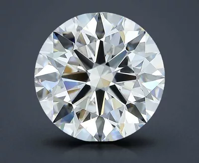 4.02ct F VVS2 Rare Carat Ideal Cut Round Diamond