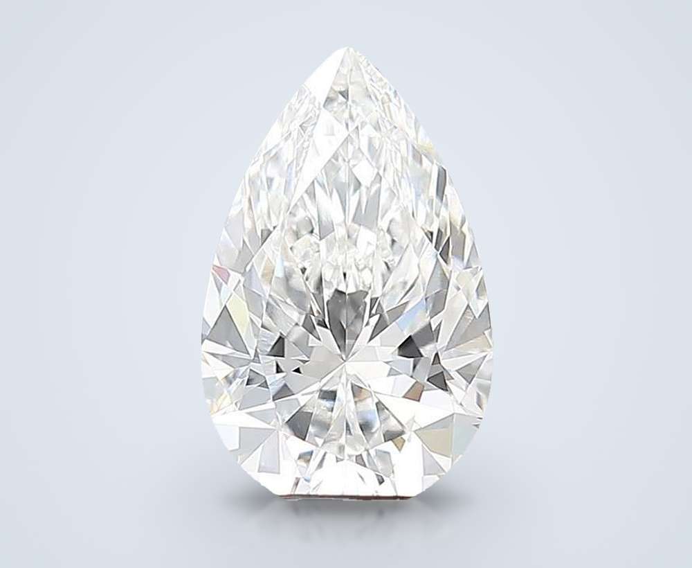 2.10ct E VVS2 Rare Carat Ideal Cut Pear Lab Grown Diamond