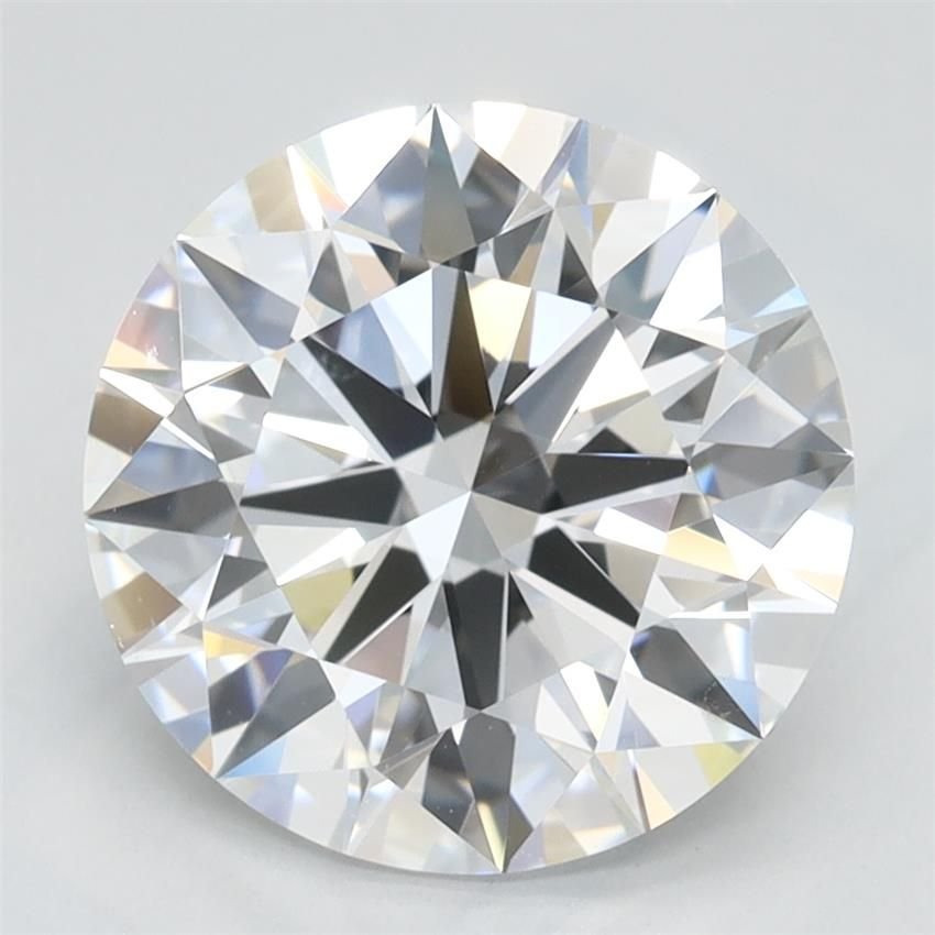 2.85ct D VVS1 Rare Carat Ideal Cut Round Lab Grown Diamond