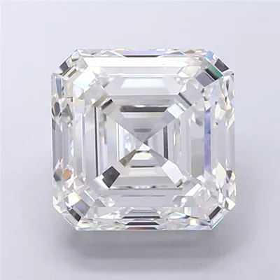 7.03ct E VVS2 Rare Carat Ideal Cut Asscher Lab Grown Diamond