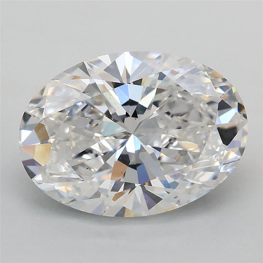 3.04ct E VS1 Rare Carat Ideal Cut Oval Lab Grown Diamond