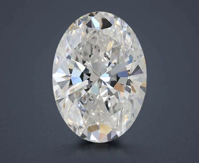 3.04ct E VS1 Rare Carat Ideal Cut Oval Lab Grown Diamond