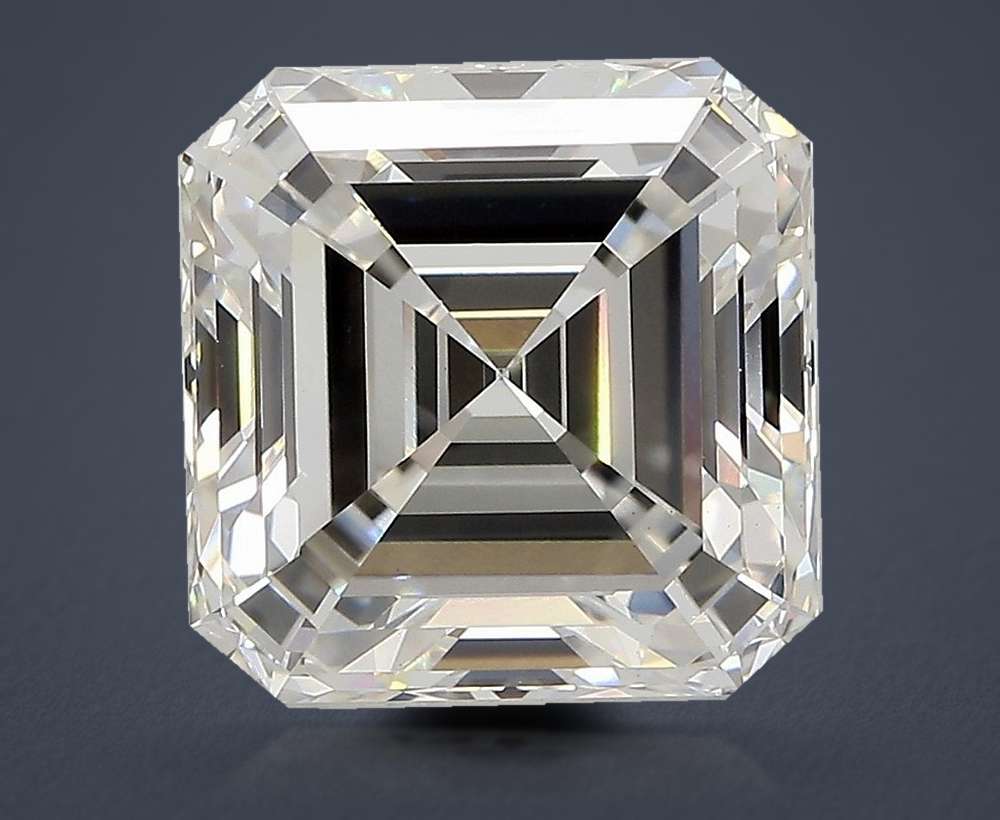 6.08ct G VVS2 Rare Carat Ideal Cut Asscher Lab Grown Diamond